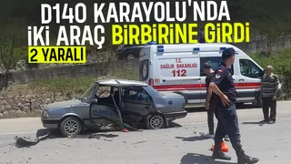 D140 Karayolu Beldibi'nde Korkutan Kaza: 2 Yaralı