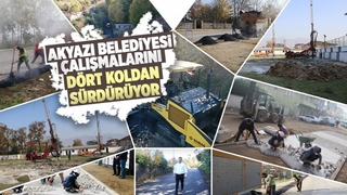 Daha güzel Akyazı sloganı ile başlatılan çalışmalar devam ediyor