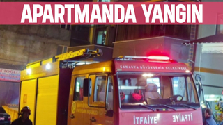 Dairede yangın paniği