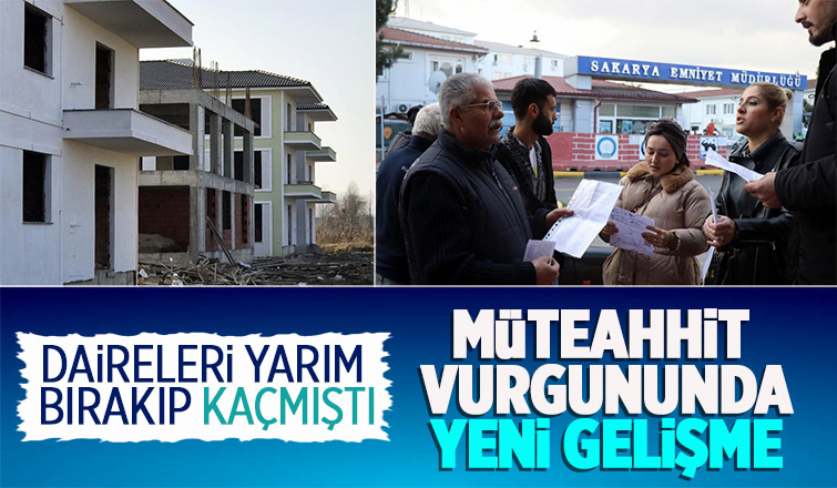 Daireleri tamamlamadan kaçmıştı, o müteahhit için karar