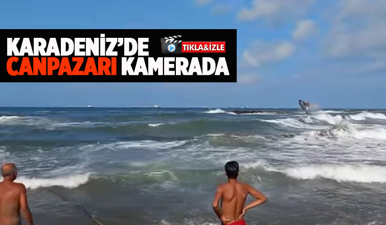 Dalgalara kapılan 2 kişi böyle kurtarıldı