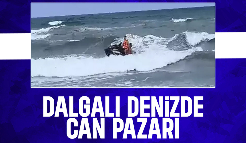 Dalgalara kapılan 2 kişi kurtarıldı: Birinin durumu ağır