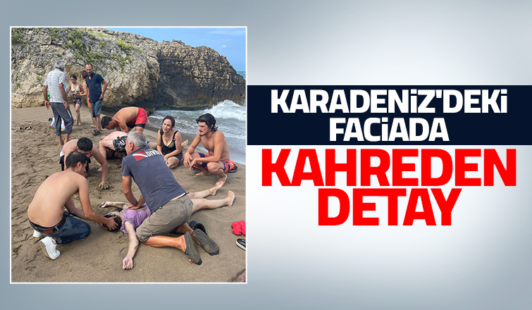 Dalgalara kapılan evli çift kurtarıldı, bir kişi boğuldu