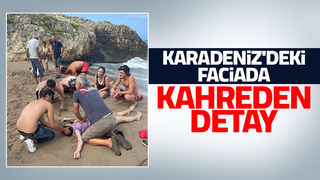 Dalgalara kapılan evli çift kurtarıldı, bir kişi boğuldu