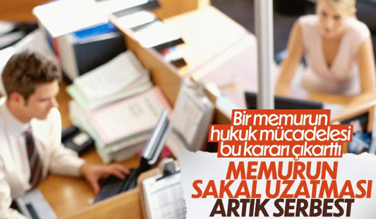 Danıştay'dan sakal kararı