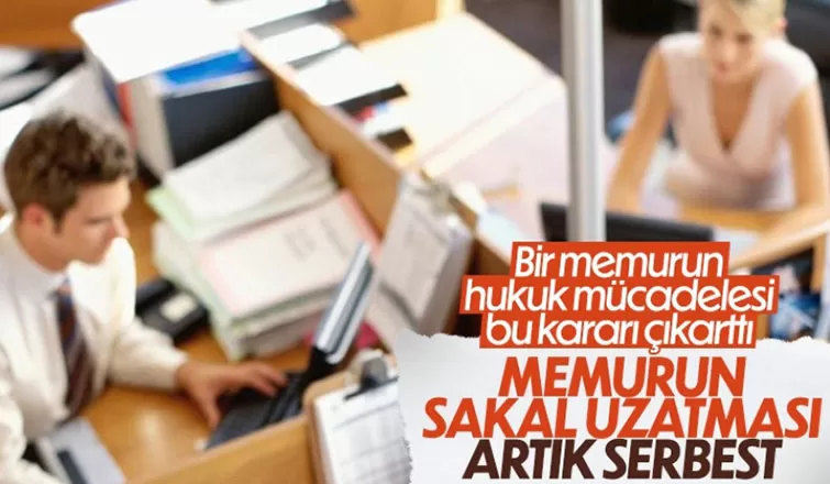 Danıştay'dan sakal kararı