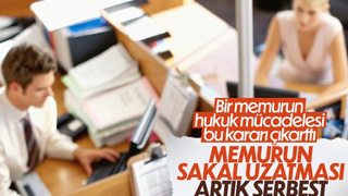 Danıştay'dan sakal kararı