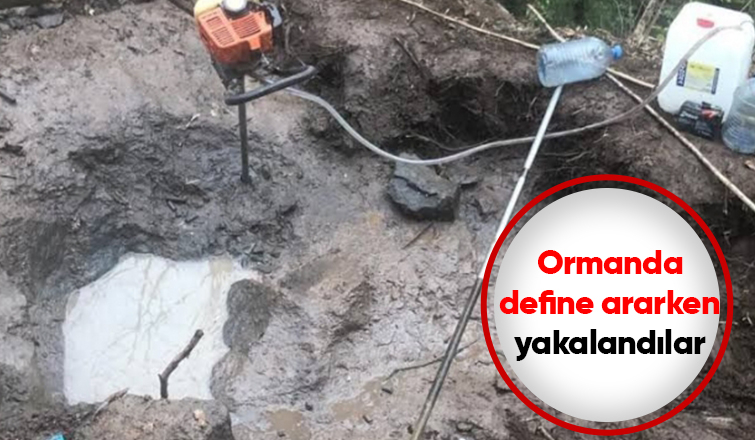 Define arayan 2 kişi suçüstü yakalandı