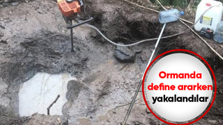 Define arayan 2 kişi suçüstü yakalandı