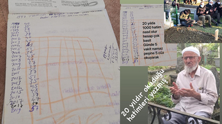 Defterindeki rakamların gizemi öldükten sonra anlaşıldı