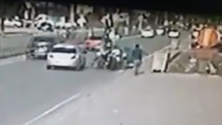 Dehşet anı böyle görüntülendi