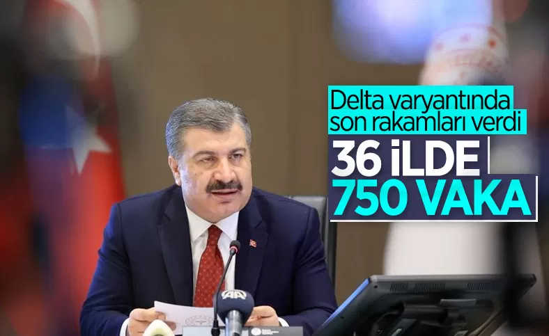 Delta varyantında vaka sayısı 750'ye çıktı