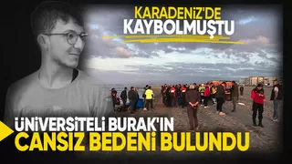 Denizde kaybolan Burak Emre'nin cesedi dalgıçlar tarafından bulundu