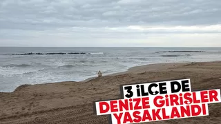 Denize girmek bir gün süreyle yasaklandı