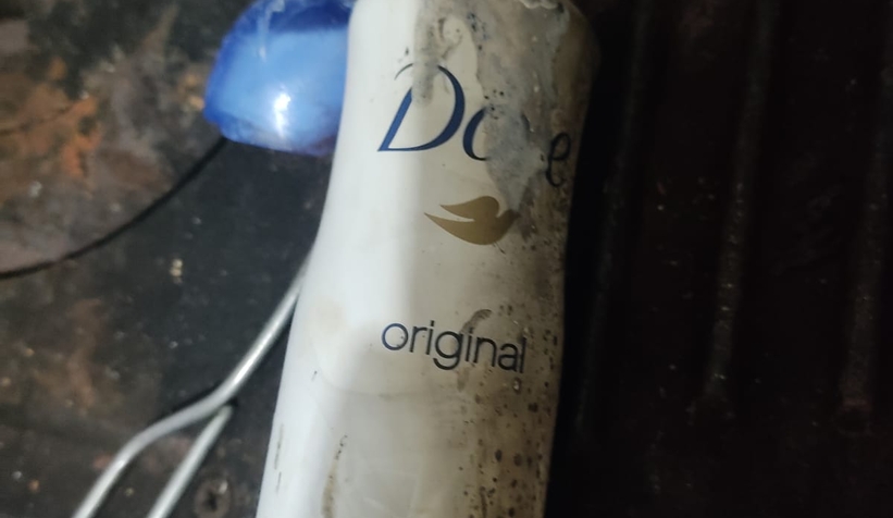 Deodorant bomba gibi patladı