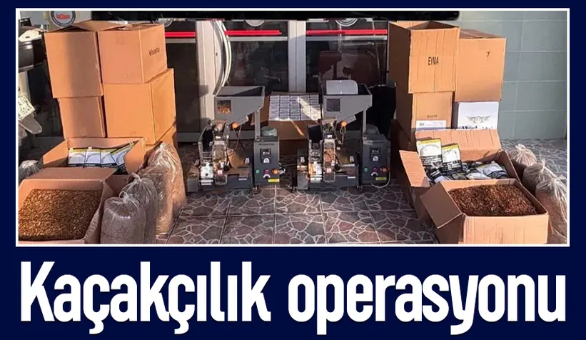 Depoya kaçakçılık baskını