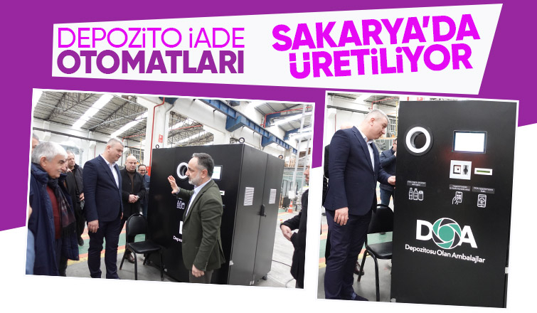 Depozito iade makineleri Sakarya'da üretiliyor