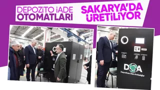 Depozito iade makineleri Sakarya'da üretiliyor