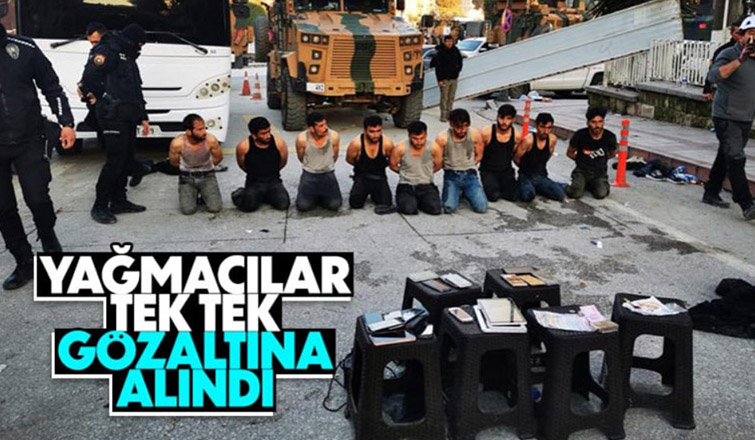 Deprem bölgesindeki yağmacılar yakalandı