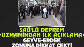 Deprem Geyve-Erdek kolunda yaşandı