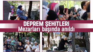 Deprem şehitleri dualarla anıldı