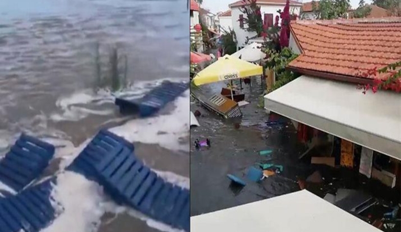 Deprem sonrası tsunami vurdu: 2 ölü, 7 yaralı