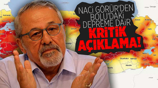 Deprem uzmanından Bolu'daki depreme ilişkin açıklama