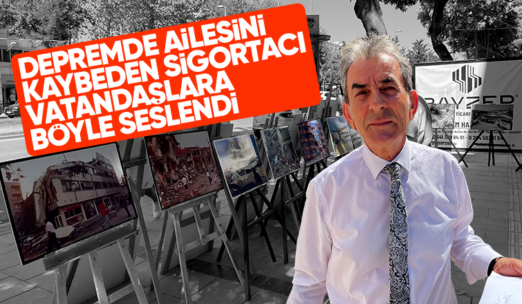 Depremde ailesini kaybetti, sergiyle vatandaşları bilinçlendiriyor