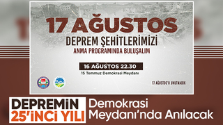 Depremde hayatını kaybedenler anılacak