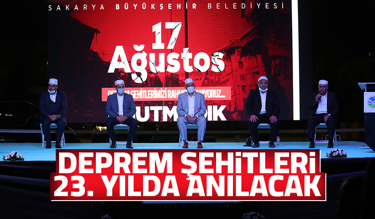 Depremin 23. yılı Demokrasi Meydanı’nda anılacak