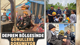 Depremin merkezinde gönüllere dokunan Vali