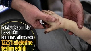 Depremzede 1788 refakatsiz çocuktan 1225'i ailesine teslim edildi