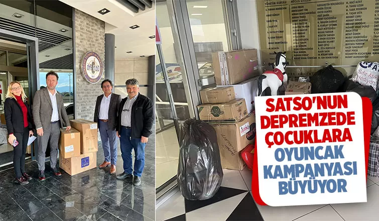Depremzede çocukları oyuncaklarla mutlu edin