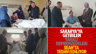 Depremzedeler SEAH'a getirildi
