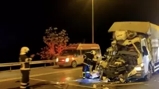 Depremzedelere yardım götürürken kazada öldü
