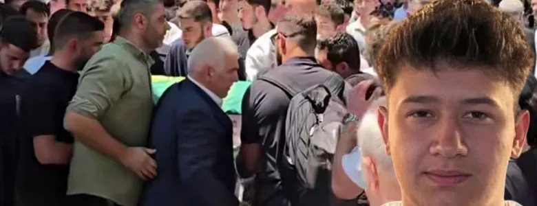 Derede boğulan gence acı veda