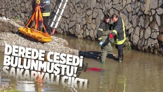   Derede cesedi bulunmuştu, Sakaryalı olduğu ortaya çıktı