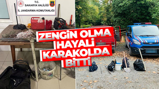 Derede define arayan 9 kişi jandarmaya yakalandı