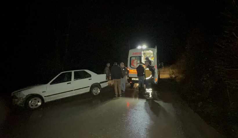 Dereye uçmaktan son anda kurtuldular: 4 yaralı