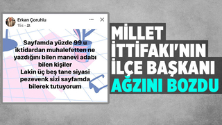 DEVA Akyazı ilçe başkanından tepki çeken paylaşım