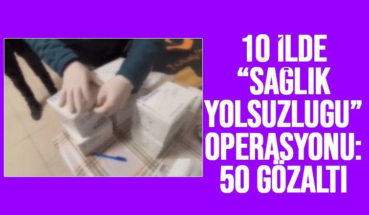 Devlet hastanelerindeki ilaç ve malzemeleri satmışlar