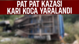 Devrilen pat patta karı koca yaralandı