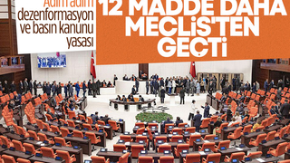 Dezenformasyon ile mücadele teklifinin 12 maddesi daha kabul edildi