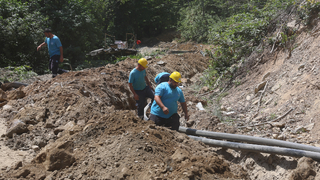 Dibektaş yeni altyapı hattına kavuştu