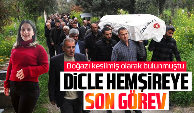 Dicle hemşireye acı veda