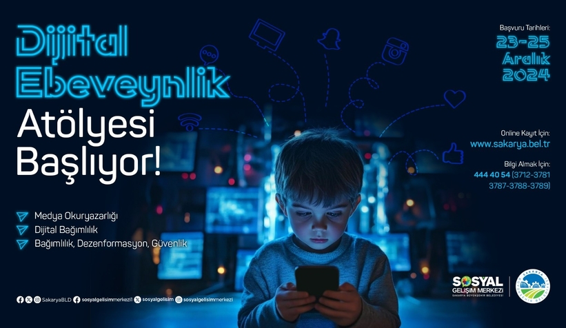 Dijital Ebeveynlik Atölyesi başlıyor