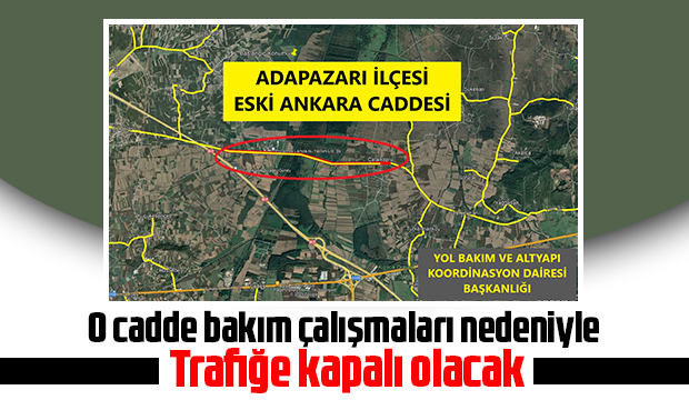 Dikkat o cadde trafiğe kapanacak