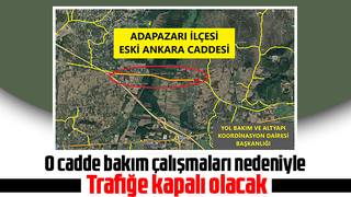 Dikkat o cadde trafiğe kapanacak