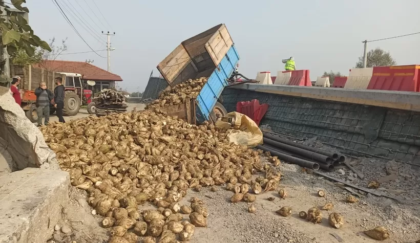 Dikliği ile tepki toplamıştı, yeni köprüde ilk kaza oldu