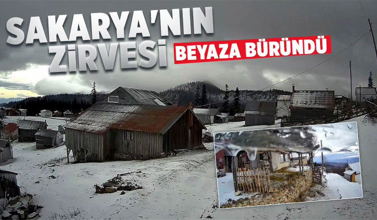 Dikmen Yaylası beyaza büründü